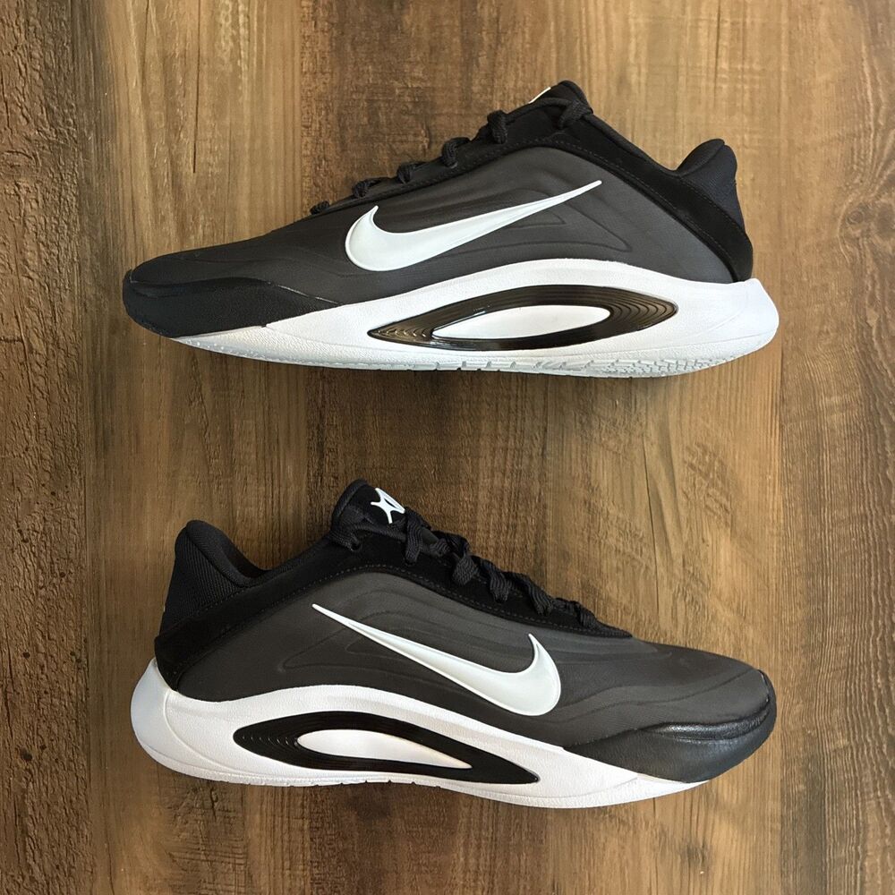 Nike A'One TB A'ja Wilson Black White Women Size 8.5 Basketball Shoe HQ8500-001